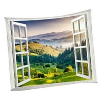 Velika 3D pejzažna tapiserija za zavjese za viseće zavjese za dnevnu sobu spavaća soba - 150x, 200x