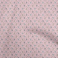 Onuone viskoza šifon svijetlo ružičasta tkanina životinjska haljina materijala materijala od tkanine