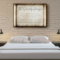 Biblijski stih Poster The Serenity Molitvena umjetnička soba Dekorativna platna za spavaću sobu Canva