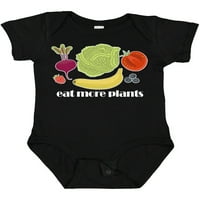 Inktastični vegan jesti više biljaka vegetarijanski poklon baby boy ili baby girl bodysuit