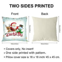 Božićni Xmas Santa Snowman Soft Cosy Fluffy bacanje pokrivač lagane prekrivač flisa za kauč za kauč