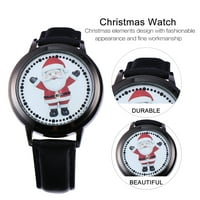 Božićni elementi gledaju elegantan kvarcni ručni sat lijepi vodootporni sat
