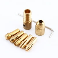 Mali električni bušilica Collet Micro bušilica Tool Collet Collet Collet Set 1set Mali električni bušilica Collet Micro Mini bušilica