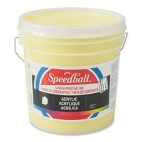 Speedball Stalni akrilni ecret tinta za štampanje - Proces žuti, galon