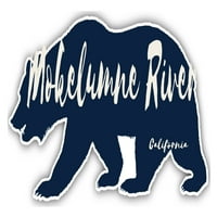 Mokelumne River California Suvenir 3x frižider magnetni medvjed dizajn