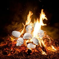 CGLFD Clearance za višestruko vještica za višestruka vatrene vatre, ljudska lubanja keramika, vatrena