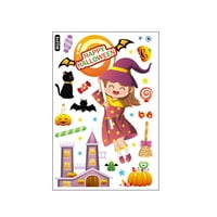 Xinwanna Funny Halloween naljepnice sa spooky Ghost bundeve lubanje palica Spider uklet house naljepnica naljepnica DIY sabirnice za kalemi naljepnica za naljepnice