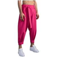 Corashan Muške hlače Ležerne prilike sa čvrstim bojama sa svestranim dizajnom Sense modne muške ružine muške kratke hlače