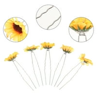 Kosa za suncokret za cvijeće Pribor za vjenčanje Havajske pin Daisy Girls Hairpin DIY mladenke