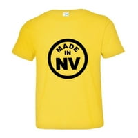 Pleasemetees Toddler od rođene u Nevadi NV logotip oznaka oznake HQ Tee