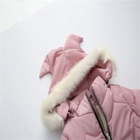 Vučena jesena ušteda zimski kaputi za jesen zimske dječake Djevojke pune boje guste jakne kapu sa kapuljačom