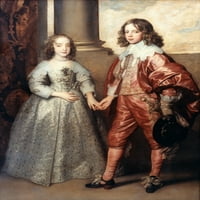 Kraljevski par, 1641. NPRINCESS MARY, kći kralja Charlesa I iz Engleske i princa Williama II narandže