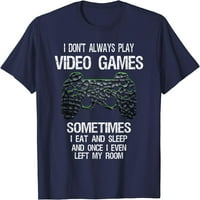 Funny Gamer Video Games Boys Tinejdžerska majica - Classic Fit, Crna, pamučna mješavina