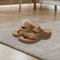 Zpanxa papuče za žene Ljeto Ležerne prilike povremene sandale Platform papuče sa klinčenim petom metalnim