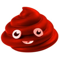Blockbuster kostimi crvena poop emoji emoticon kupatilo za kupanje igračka stranka naklonost