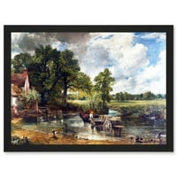 John Constable Hay Wain Master Slikarsko umetničko delo uramljeno Zidno umetničko štampanje A4