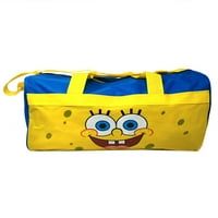 SpongeBob Squarepants Duffel torba 17 Travel Nickelodeon Yellow Blue Boys Girls
