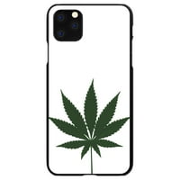 CASICTINKINK futrola za iPhone Pro - Custom Ultra tanka tanka tvrda crna plastična pokrov - Marihuana