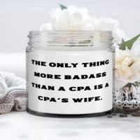 Zabavni pokloni supruge, jedino što je loša od CPA-e je supruga CPA-a, zaljubljena svijeća za ženu