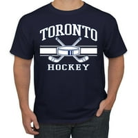 Divlji Bobby City of Toronto Hokej Fantasy Fantasy Fan Sports Muška majica, mornarsko, velika