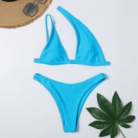 Ženski bikini visoki struk tema za kušanje dva kupaći kostim Tankni Sportski kupaći kostimi za žene