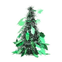 Veki Creative Božićna radna površina lišće Dekoracija stabla Božićno drvce Mini ukras Početna Dekor Frizerski salon Snowflake Ornament
