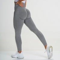 Yoga hlače podižu sportske fitness trčanje visokih struka čiste gamaše u boji za žene
