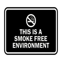 Klasična je uokvirena ovo je znak za okoliš bez dima - mali