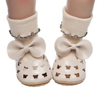 Djevojke Jedne cipele Bowknot Princess First Walkers Cipele Summer Toddler izdubite sandale za sandale za dječake