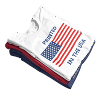 Patriotska američka zastava Trump zastavu dugih rukava majica-navy-xxl