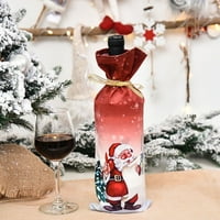 Popust Novi božićni ukras Old Man lutka boca vina pokriva božićne ukrase