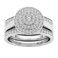 Jiyugala prstenovi za muškarce zvoni pozlaćeni umetnuti zircon prsten klasični nakit