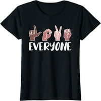 Američki znakovni jezik voli svima majicu