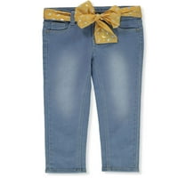 Delia's Girl Girls 'Stretch Skinny Traperice sa svilenim pojasom