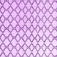Ahgly Company Zatvoreni trg Trellis Purple savremene prostirke savremene površine, 8 'kvadrat