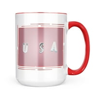 Neonblond USA Jednostavno dizajn bijeli ljubičasti šal poklon za ljubitelje čaja za kavu