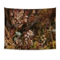 Popcreation biljke Flora izbliza zidni zid viseći prekrivač prepravljač za tapiseri dekorativni zid