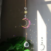 Farfi Handmade Sun Catcher projektovanje Dekorativni mjesec dizajn Rainbow Maker Privjesak Domaći dekor