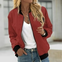 Floleo ženski casual trendi jakna za klirens kaputa sa džepom patentnim zatvaračem Cardigans Fashion Ispirani džep Ed