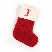 Pletene božićne čarape Viseće klasične božićne boje tiskane čarape za zabave Rođendane i druge prilike
