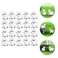Ovce figurice lažne minijaturne ovčjeg minijatura za mahovinu malenu terarijum mikro pejzaž