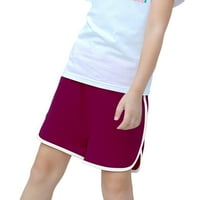 Baywell Ženske djevojke Sportske kratke hlače Ljetne joge plesne hlače Prozračne vježbe trčanje kratkih hlača za majku i kćerku