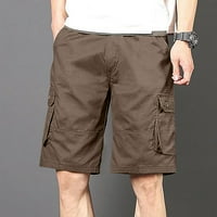Juebong muns plus veličina Teretne kratke hlače Trendy posteljina više džepova Hlače hlače Twill opušteni fit na otvorenom Camo Extreme kretanje kratkih