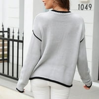 Džemper od gubotare za žene Dressy džempere za žene duge rukave dugih rukava unise tkanine pogranike