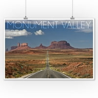 Dolina spomenika, Utah, put u daljinu