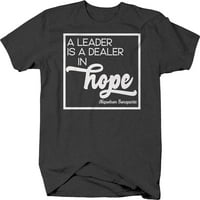 Lider je trgovac u nadi vjere grafičke košulje xlage tamno siva