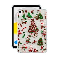 Kompatibilan sa iPad mini telefonskom futrolom, božićno-bijelim silikonskim zaštitom za TEEN Girl Boy Case za iPad Mini 2