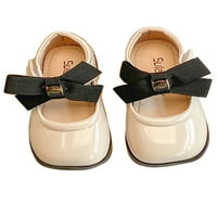 WAZSHOP Girls Haljine cipele Princess Mary Jane Bowknot Flats Comfort Magic TAPE ravne cipele Kids Loafers