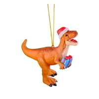 Heiheiup privjesak ukras Dinosaur Privjesak ukrasi Božićni Božićni kućni dekor Stražnji pogled Ogledalo