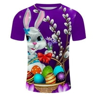 Muška majica Easter Bunny Egg Festival Digitalna 3D tiskana majica Torp Bluza